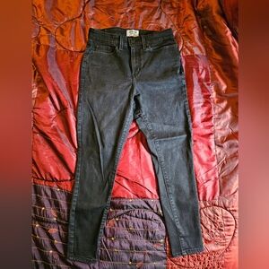 Denizen by Levi's high rise skinny black jeans 10 Short